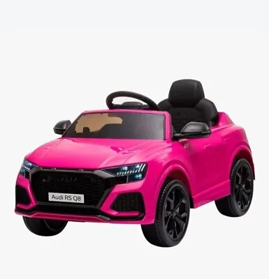 £100 • Buy Audi RS Q8 6V Kids Electric Ride On Car Toy W/ Remote USB MP3 Bluetooth Pink