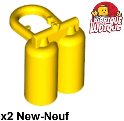 Lego 2x Body Wear Airtanks Bottle Air Oxygen Dive Yellow/Yellow 3838 New • $2.41