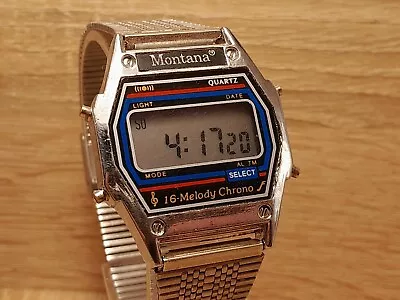 Vintage Montana 16 Melody Wristwatch ORIGINAL 80s. • $32