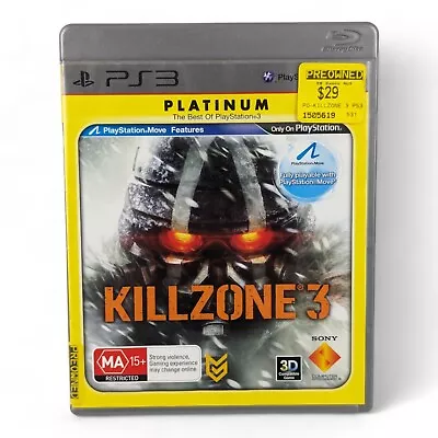 Killzone 3 - Sony PlayStation 3 PS3 Game Complete • $13.25