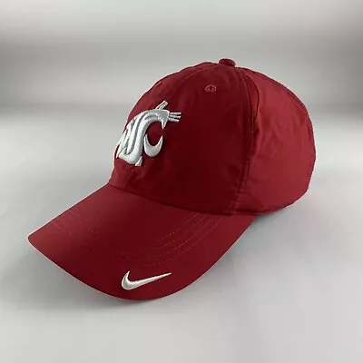 Washington State Cougars NCAA Red Nike Dri Fit Adjustable Hat • $493.75