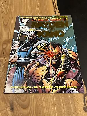 💥Mortal Kombat RAYDEN And KANO #1 - Limited Gold Foil Edition VARIANT 1995 • $15