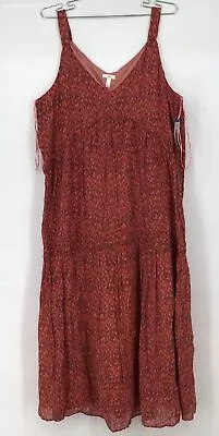 NWT Joie Women's Red Sleeveless V-Neck Dress - Size Large • $14.99