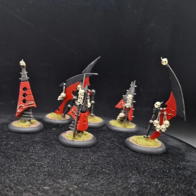£19.99 • Buy Pro Painted Warhammer 40k Drukhari Objective Markers ×6 P8 Painted By Picklejar