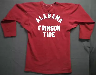 Vintage 70s 80s Alabama Crimson Tide Long Sleeve Shirt Poor Condition Bama UA • $17.99