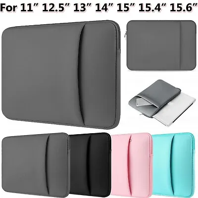 Tablet Laptop Neoprene Zip Bag Case For 11  12  14  15  Inch Sleeve Pouch Cover • £11.98