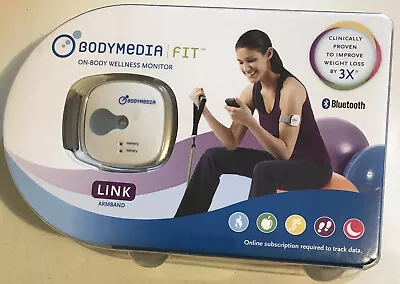 BodyMedia Fit Link Armband Bluetooth Fitness Tracker Weight Control Diet • $19.99
