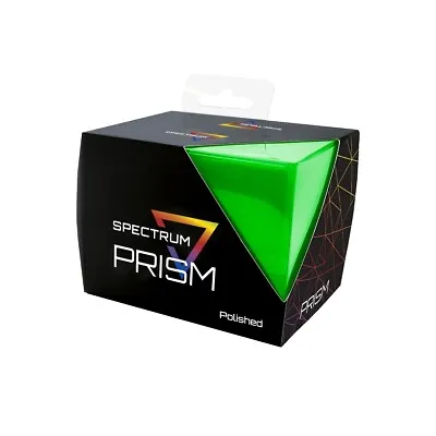 BCW Card Deck Box Spectrum Prism Plastic Case MTG Pokemon Storage Lime Green New • $10.36