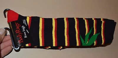 £9.89 • Buy Body Rage RASTA POT LEAF Knee High Socks Size 9-11 Shoe Size 5 To 10