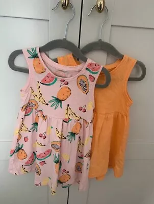 Primark 2x Baby Girls Summer Dresses Age 18-24 Months • £1.50