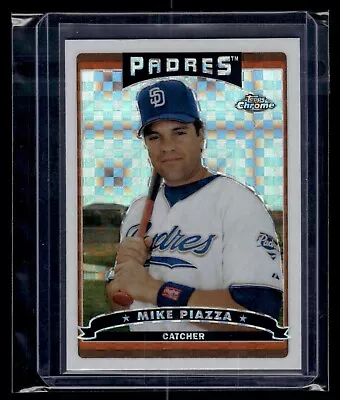 2006 Topps Chrome Xfractor #86 Mike Piazza Padres HOF • $35