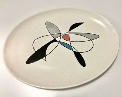 Contempora Metlox Poppytrail Atomic Plate Serving Platter  13” California  MCM • $95.99