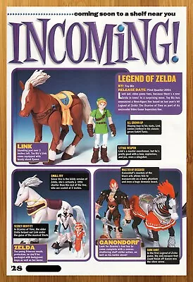 2000 Toy Biz Legend Of Zelda Ocarina Of Time Figures Print Ad/Poster N64 Toy Art • $14.99