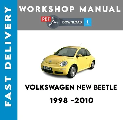 $7.99 • Buy Volkswagen New Beetle 2004- 2010 Factory Service Repair Manual