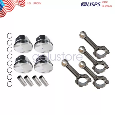 Pistons & Rings Connecting Rod Kit Fit For Buick Chevrolet GMC Saturn 2.4L US • $121.99