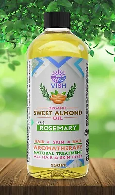 £9.99 • Buy Natural Rosemary Oil For Hair Growth & Skin 250ml Natural Pure Vegan UK