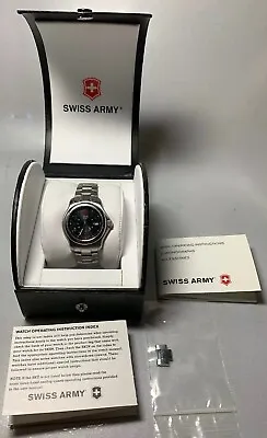 Swiss Army Victorinox Mens Maverick Stainless Steel In Original Box And Manual • $142.49