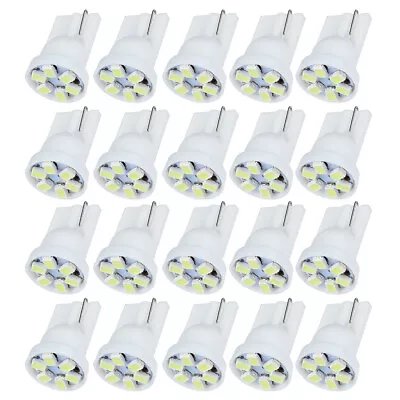 20x White Wedge 3020 SMD LED License Plate Light Bulb T10 168 2825 194 For Ford • $9.49