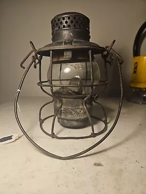 Antique Railroad Lantern Lamp B.&O.R.R. Baltimore & Ohio Railroad Vintage • $49.99