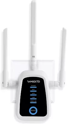 $71.91 • Buy WiFi Booster Range Extender Dual Band 2.4GHz & 1x 5GHz Extender 433Mbps Signal 