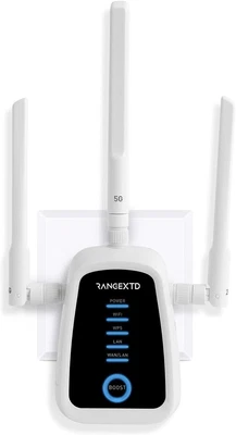 $71.91 • Buy WiFi Booster Range Extender Dual Band 2.4GHz & 1x 5GHz Extender 433Mbps Signal 