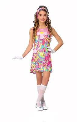 $24.95 • Buy Groovy Girl 70's Kids Halloween Costume