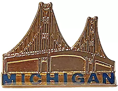 Michigan Mackinac Bridge Lapel Pin • $6.95