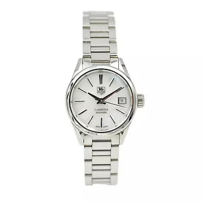 Ladies Tag Heuer Carrera War2411 Automatic Calibre 9 Wristwatch Stainless Steel • $312