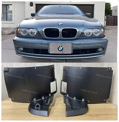 BMW E39 NON M5 Front Splash Panel Fender Liner ABS Plastic Kit L+R + Instal Set • $80