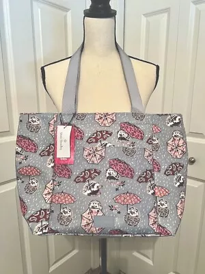 Vera Bradley Hedgehog City Shopper Medium Tote Bag Purse Powered By Totes • $49.99