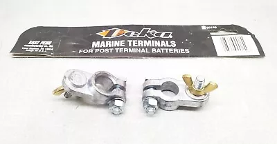 00149 Deka Marine Battery Post Terminals With 5/16 Stud & Wing Nut -Qty 2pcs • $9.32