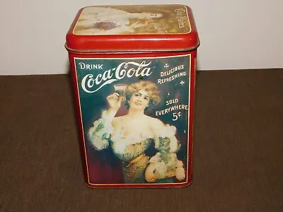 Vintage Kitchen 8 3/4  High Repro Tin Can  *empty* Drink Coca Cola • $34.99