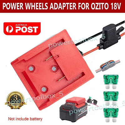 For Ozito 18V Li-ion Battery Power Wheels Adapter Power Output DIY Converter AU • $22.88
