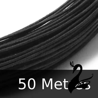 Cotton Covered Wire For Millinery Craft - 20 Gauge (Pliable) - Black (Price F... • $32.17