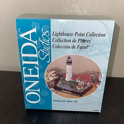 Oneida Studios Lighthouse Point Collection Portland Head Lighthouse Maine • £19.29