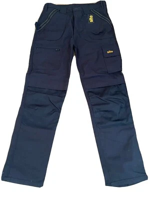 £5 • Buy Black Work Trousers Size 32” New