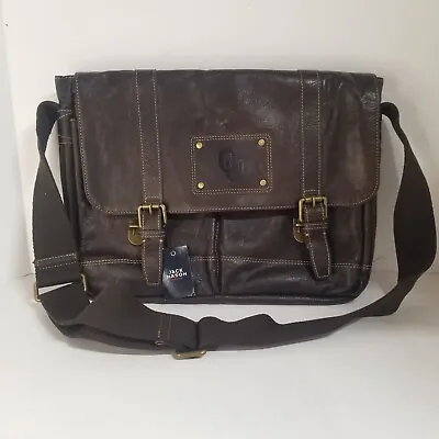 Jack Mason Genuine Leather Messenger Bag Oklahoma University Edition • $62.95