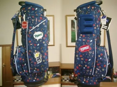 Mizuno Stand Caddy Bag  Synthetic Navy Blue Colorful • $320