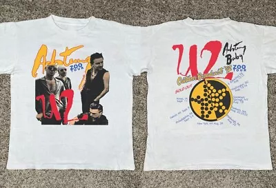 U2 Warning Baby Zoo TV '92 Sold Out T-Shirt 90s U2 Rock Band Concert Shirt • $20.45