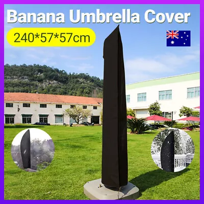 $15.98 • Buy Durable Cantilever Outdoor Garden Patio Shield Parasol Banana Umbrella Cover AU