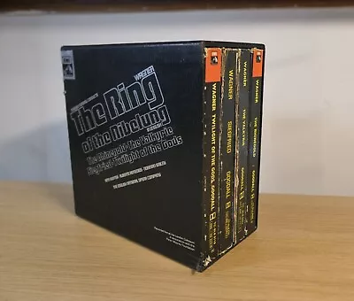 Wagner Ring Cycle Reginald Goodall 4 X Cassette Box Sets EMI TC SLS 5146 • £25