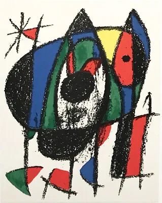 Joan Miro Plate V From Miro Lithographe II • $395