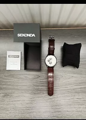 £18 • Buy Mans Sekonda  1177-apt Chronograph Wrist Watch,quartz Movement, Nos