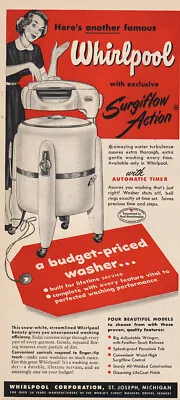 1945 Whirlpool Washer: Surgiflow Action Vintage Print Ad • $7.25