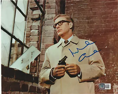 MICHAEL CAINE Signed 8x10 PHOTO Beckett Authenticated BAS • $129.95