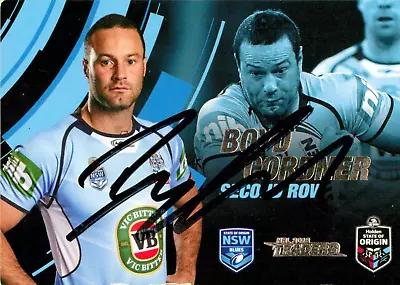 $19.99 • Buy ✺Signed✺ 2018 SYDNEY ROOSTERS NRL Card Premiers BOYD CORDNER State Of Origin