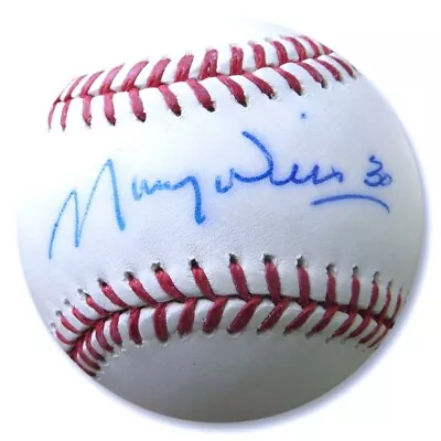 Maury Wills Signed Autographed MLB Baseball Los Angeles Dodgers #30 JSA TT40908 • $59.99