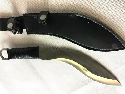 Full Tang Hunting Sharp Knife Kukri Gurkha Knife Machete /w Sheath • $30