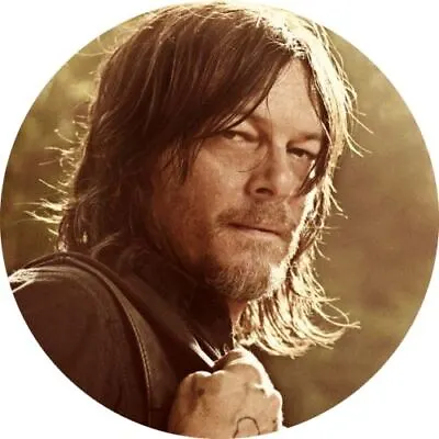 The Walking Dead Daryl Dixon 8  Round Edible Cake Topper • £5.95