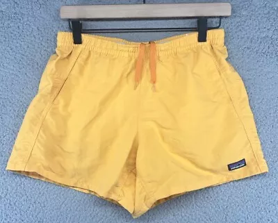 Patagonia Shorts Light Orange Outdoor 4  Baggies Nylon Women's Size Small S READ • £18.31